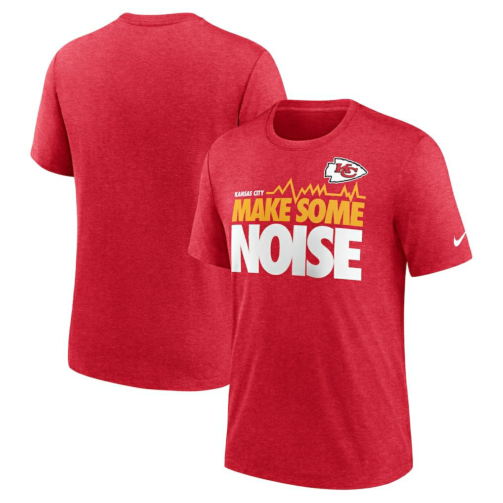 Kansas City Chiefs Local Tri-Blend T-Shirt Heathered Red | Nike for Sale