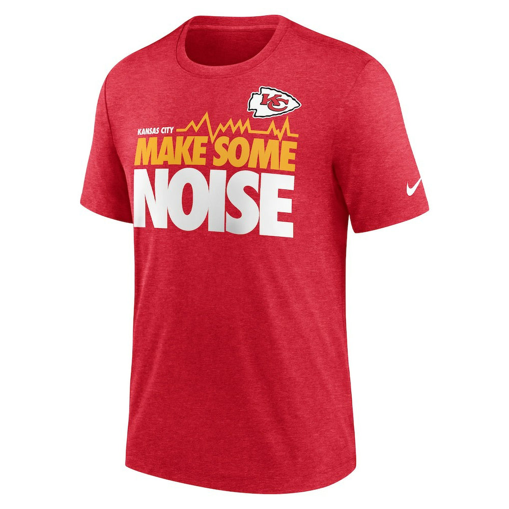 Kansas City Chiefs Local Tri-Blend T-Shirt Heathered Red | Nike for Sale