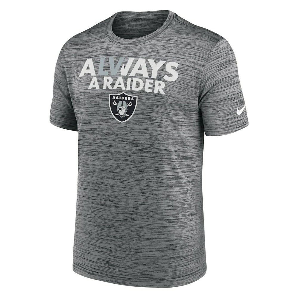 Las Vegas Raiders Local Velocity T-Shirt Anthracite | Nike for Sale