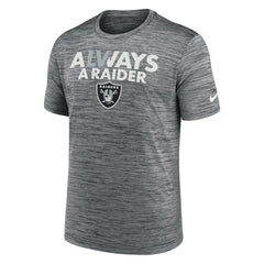 Las Vegas Raiders Local Velocity T-Shirt Anthracite | Nike for Sale