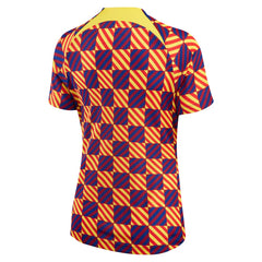 Barcelona Women's 2022/23 Pre-Match Raglan Performance Top Yellow | Nike Online
