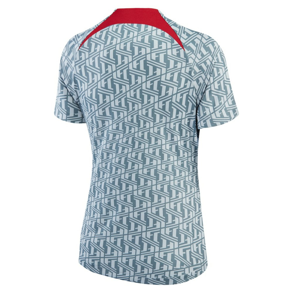 Liverpool Women's 2022/23 Pre-Match Raglan Performance Top Gray | Nike Online