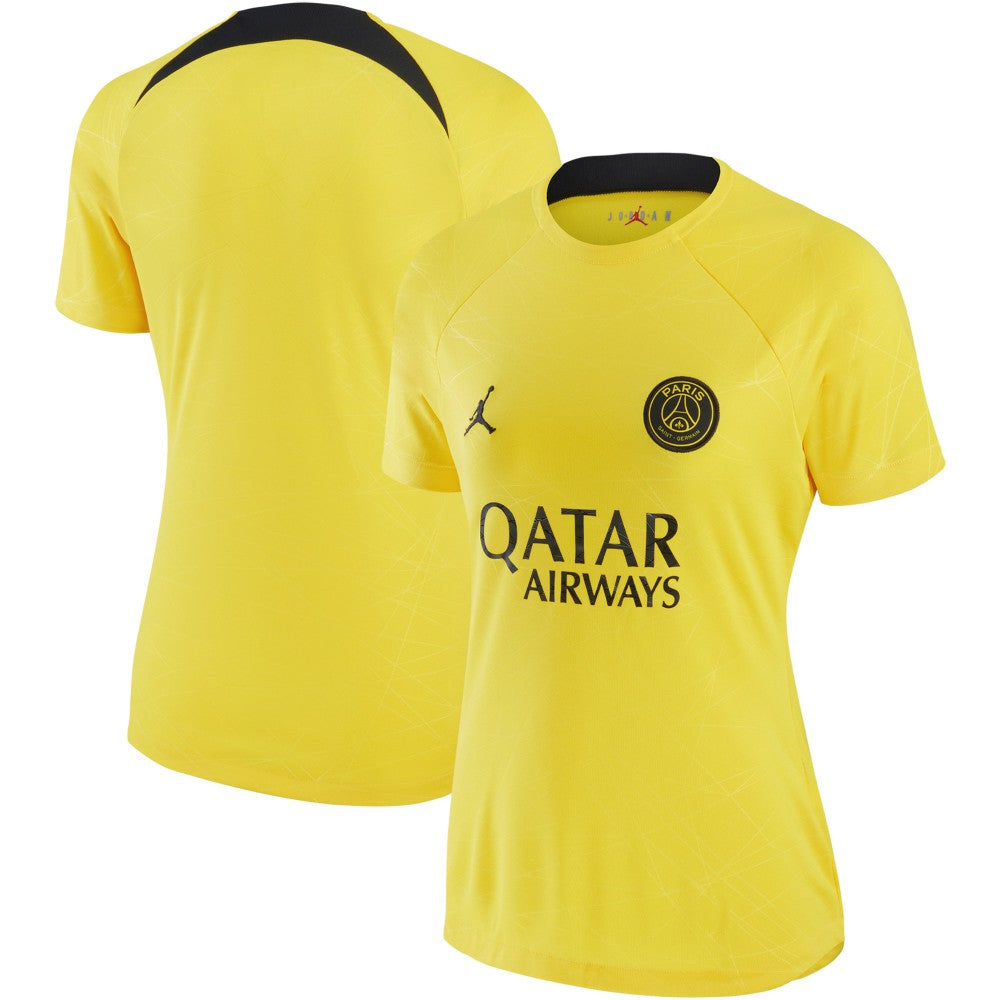 Paris Saint-Germain Jordan Brand Women's 2022/23 Pre-Match Raglan Performance Top Yellow | Jordan discount