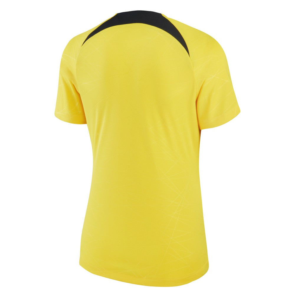 Paris Saint-Germain Jordan Brand Women's 2022/23 Pre-Match Raglan Performance Top Yellow | Jordan discount