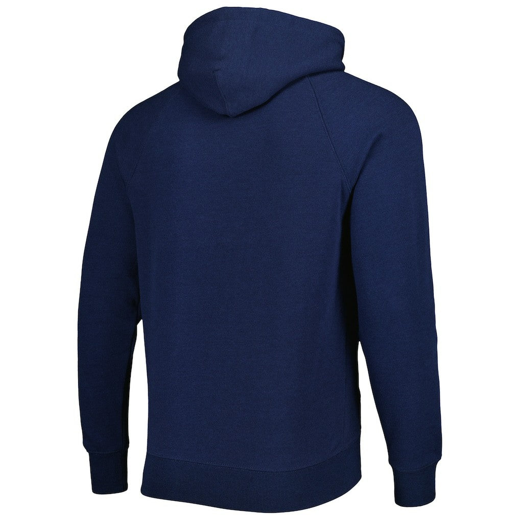 Dallas Cowboys Homage Retro Helmet Tri-Blend Raglan Pullover Hoodie Navy | NFL