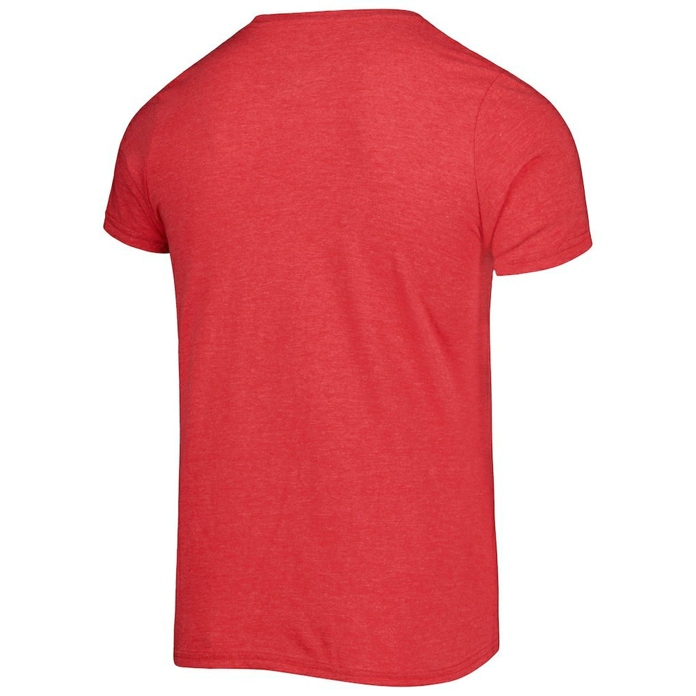 San Francisco 49ers Homage Stadium Tri-Blend T-Shirt Scarlet | NFL
