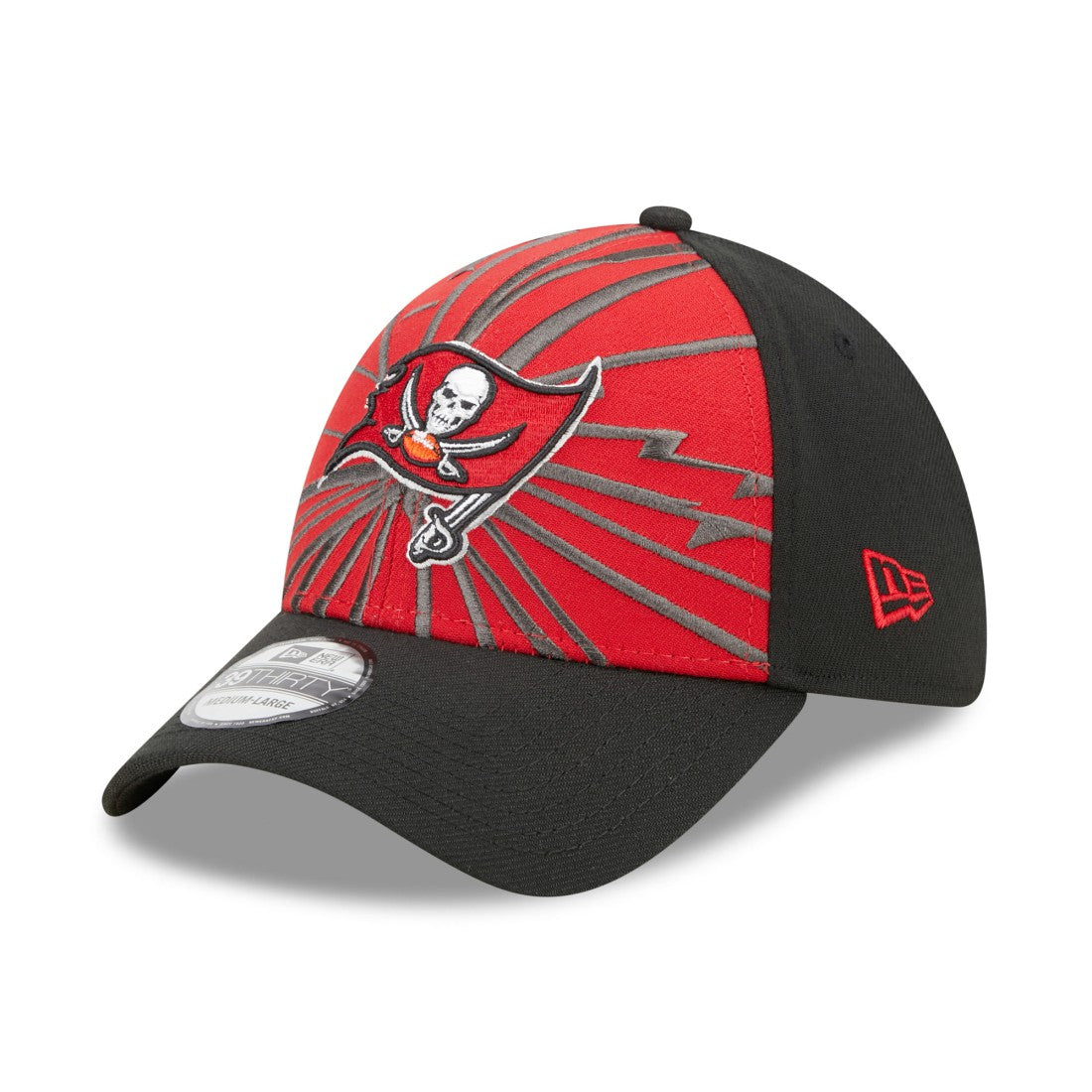 Tampa Bay Buccaneers New Era Shattered 39THIRTY Flex Hat Red/Black | NFL