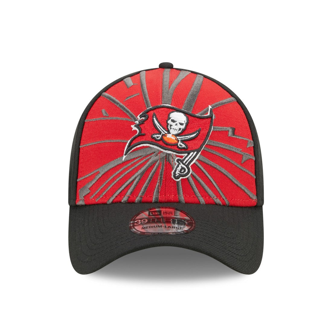 Tampa Bay Buccaneers New Era Shattered 39THIRTY Flex Hat Red/Black | NFL