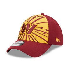 Washington Commanders New Era Shattered 39THIRTY Flex Hat Gold/Burgundy | NFL