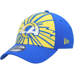 Los Angeles Rams New Era Shattered 39THIRTY Flex Hat Gold/Royal | NFL