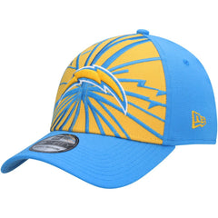 Los Angeles Chargers New Era Shattered 39THIRTY Flex Hat Gold/Powder Blue | NFL