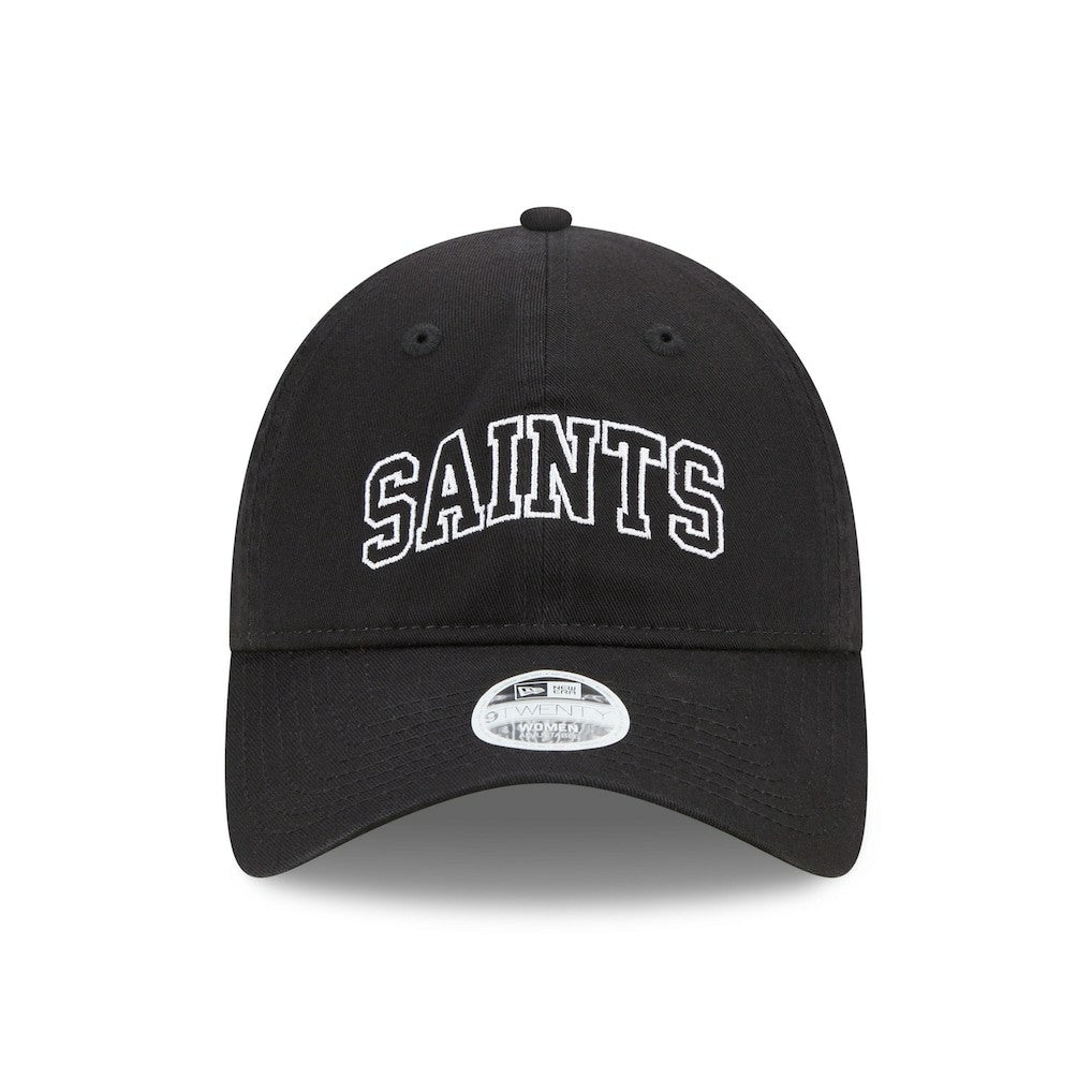 New Orleans Saints New Era Women's Collegiate 9TWENTY Adjustable Hat Black | NFL