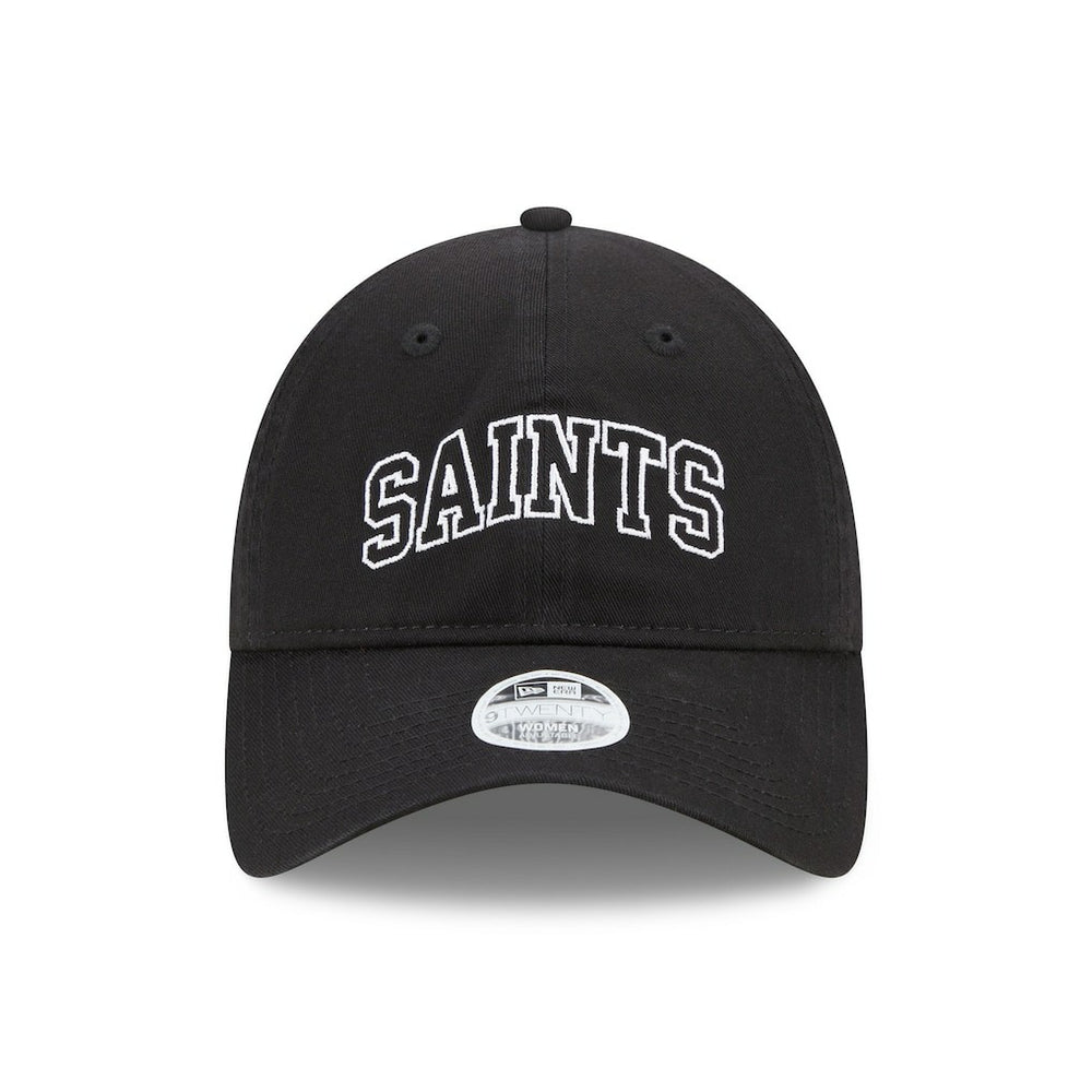 New Orleans Saints New Era Women's Collegiate 9TWENTY Adjustable Hat Black | NFL