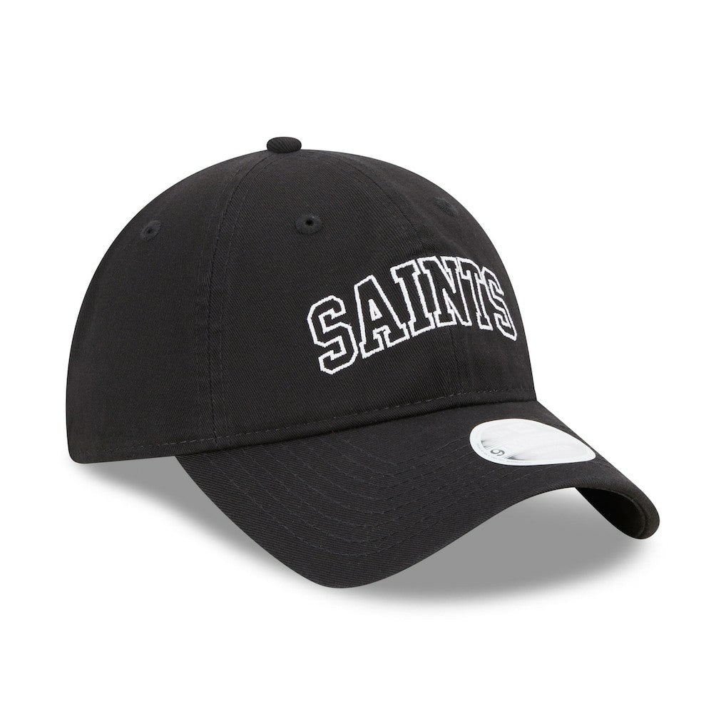 New Orleans Saints New Era Women's Collegiate 9TWENTY Adjustable Hat Black | NFL