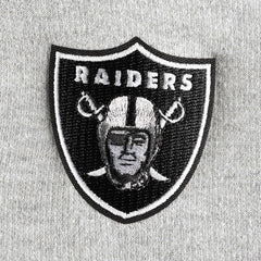 Las Vegas Raiders Antigua Women's Lightweight Jackpot Raglan Half-Zip Pullover Hoodie Heather Gray | NFL