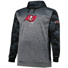 Tampa Bay Buccaneers Big & Tall Camo Pullover Hoodie Heather Charcoal | Fanatics