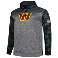 Washington Commanders Big & Tall Camo Pullover Hoodie Heather Charcoal | Fanatics