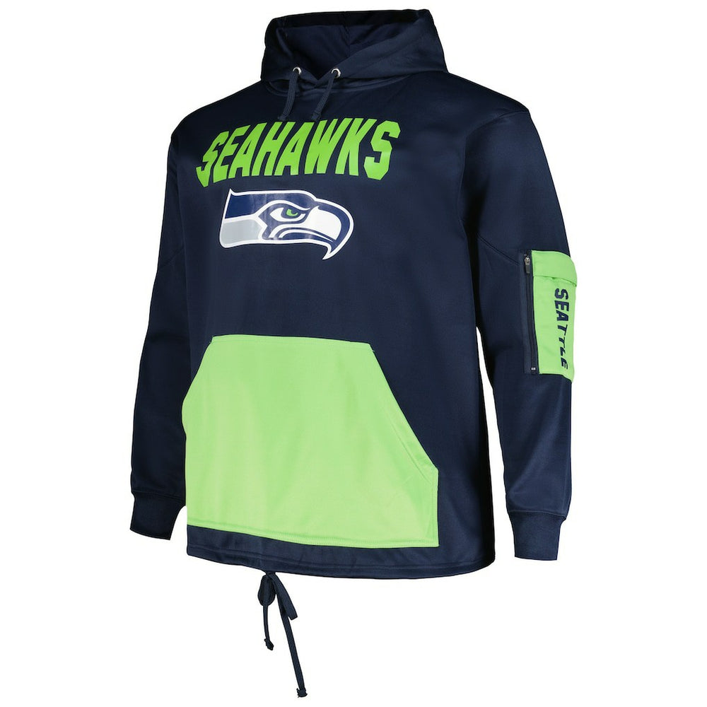 Seattle Seahawks Big & Tall Pullover Hoodie College Navy | Fanatics