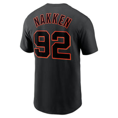 Alyssa Nakken San Francisco Giants Nike Name & Number T-Shirt - MLB