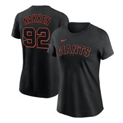 Alyssa Nakken San Francisco Giants Nike Women's Name & Number T-Shirt - MLB