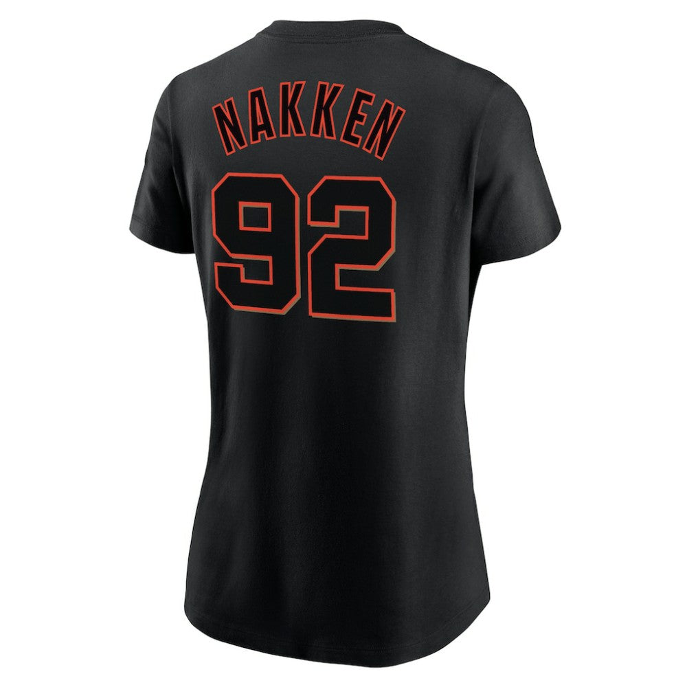 Alyssa Nakken San Francisco Giants Nike Women's Name & Number T-Shirt - MLB