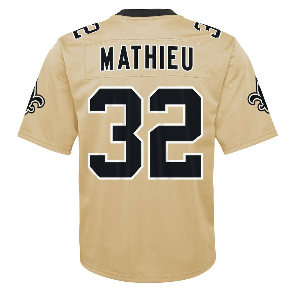 Tyrann Mathieu New Orleans Saints Youth Inverted Game Jersey Gold | Nike for Sale