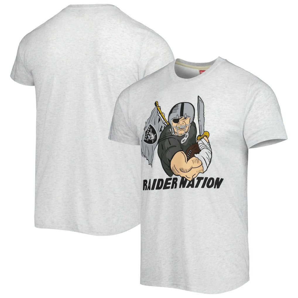 Las Vegas Raiders Homage Hyper Local Tri-Blend T-Shirt Ash | NFL