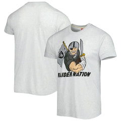 Las Vegas Raiders Homage Hyper Local Tri-Blend T-Shirt Ash | NFL