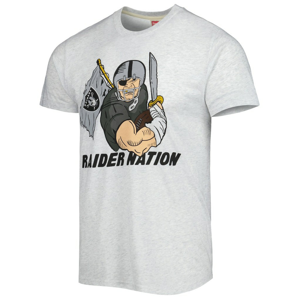 Las Vegas Raiders Homage Hyper Local Tri-Blend T-Shirt Ash | NFL
