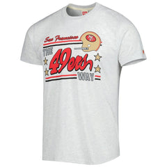 San Francisco 49ers Homage Hyper Local Tri-Blend T-Shirt Ash | NFL