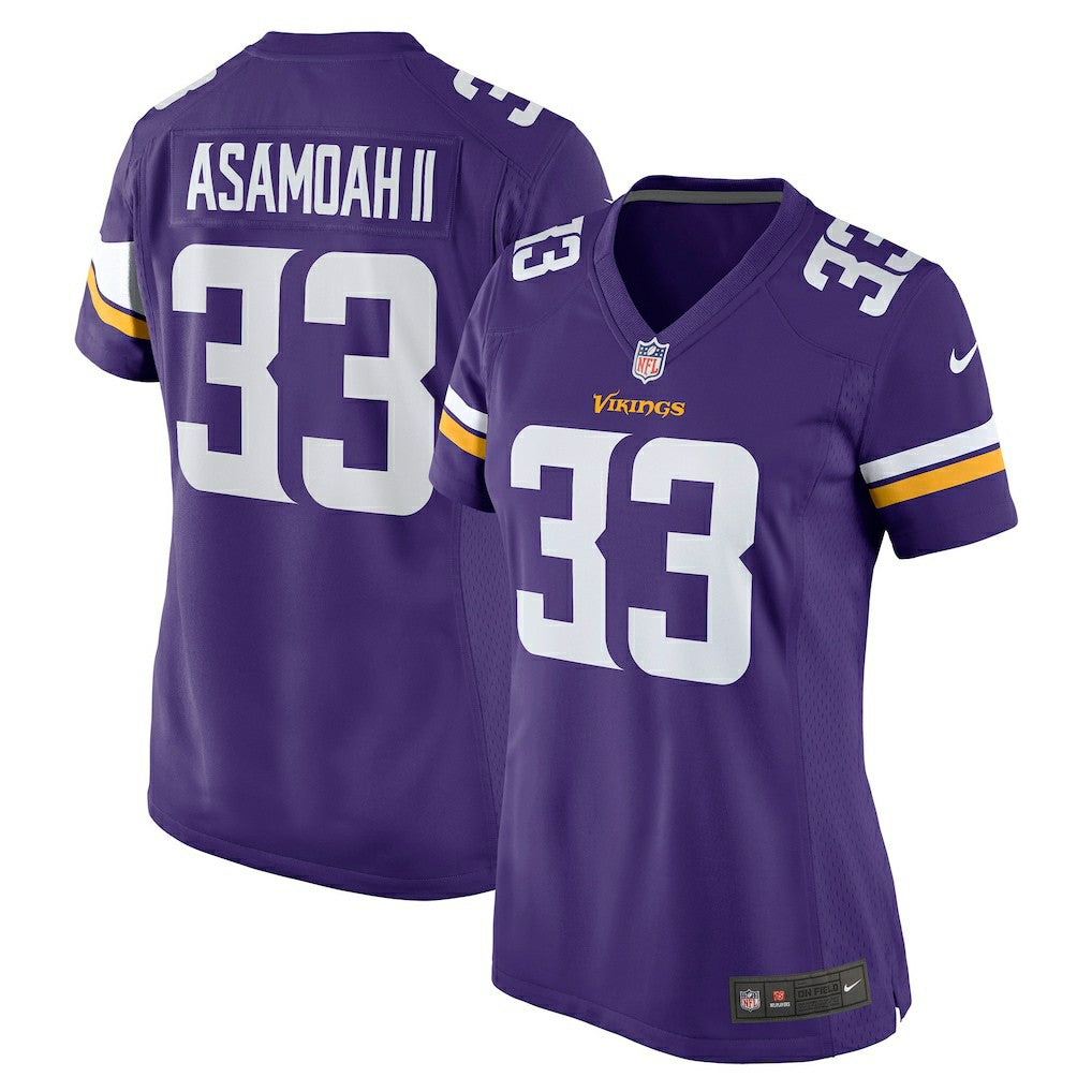 Brian Asamoah Minnesota Vikings Women's Player Game Jersey Purple | Nike for Sale