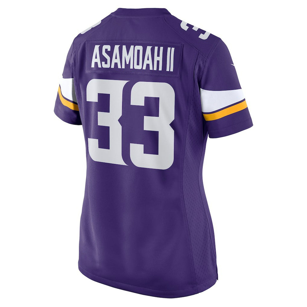 Brian Asamoah Minnesota Vikings Women's Player Game Jersey Purple | Nike for Sale