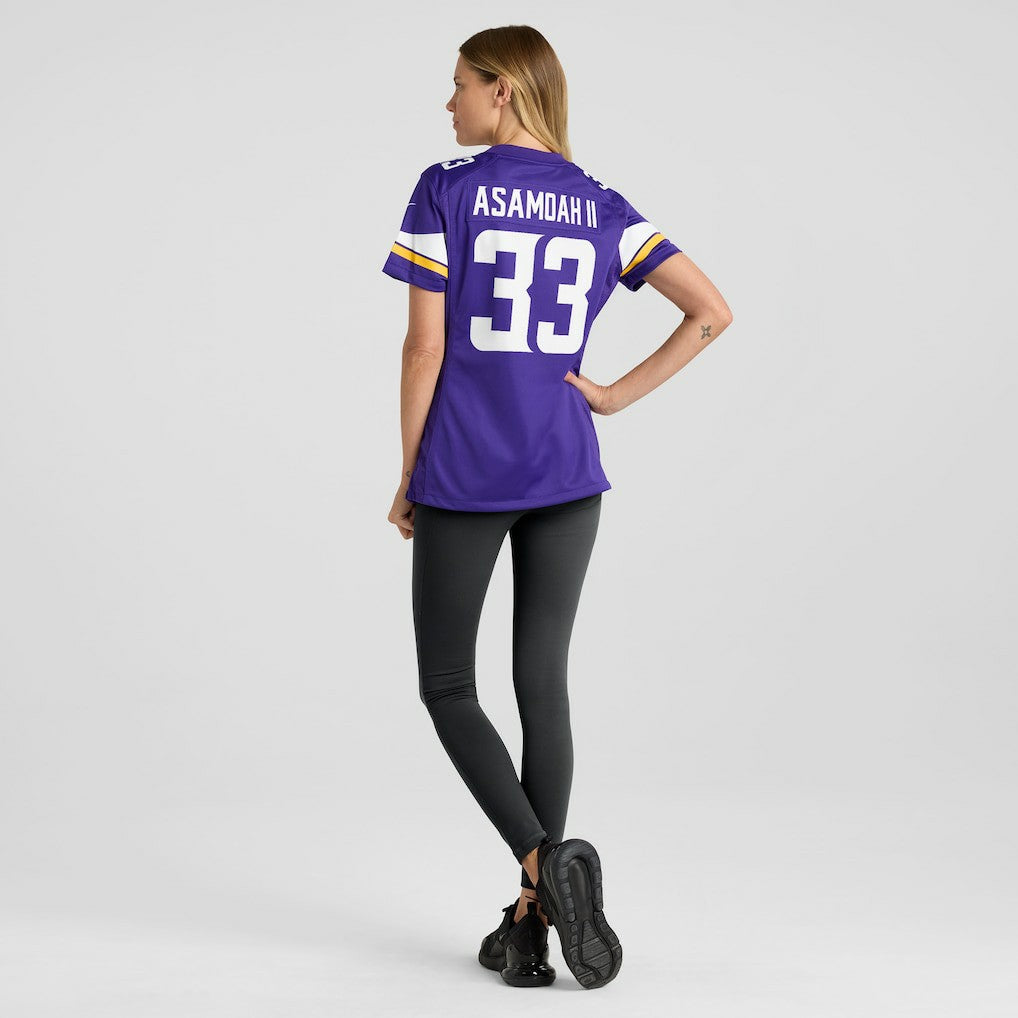 Brian Asamoah Minnesota Vikings Women's Player Game Jersey Purple | Nike for Sale