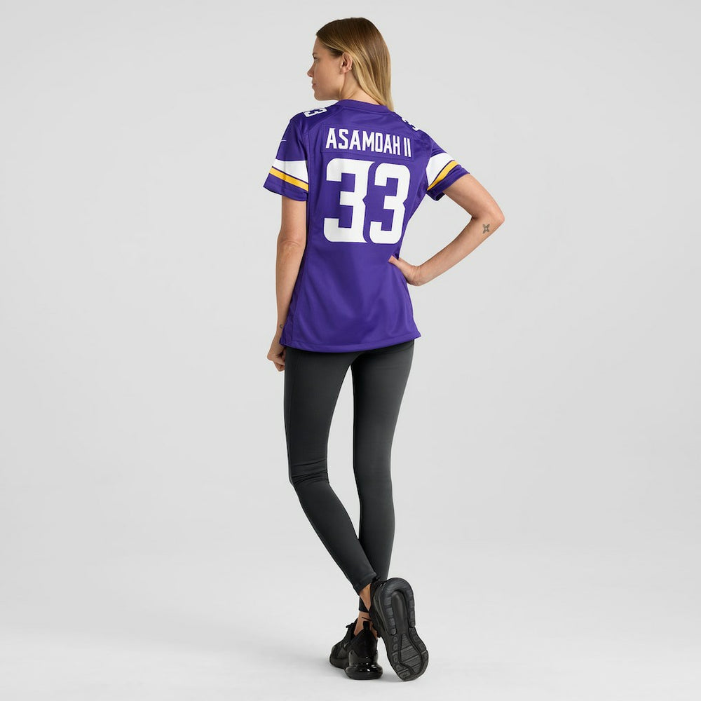 Brian Asamoah Minnesota Vikings Women's Player Game Jersey Purple | Nike for Sale