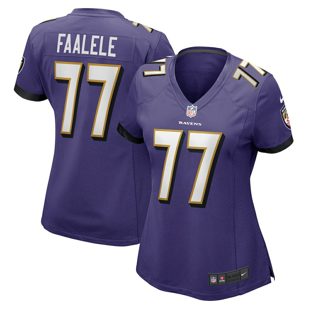 Daniel Faalele Baltimore Ravens Women's Player Game Jersey Purple | Nike for Sale
