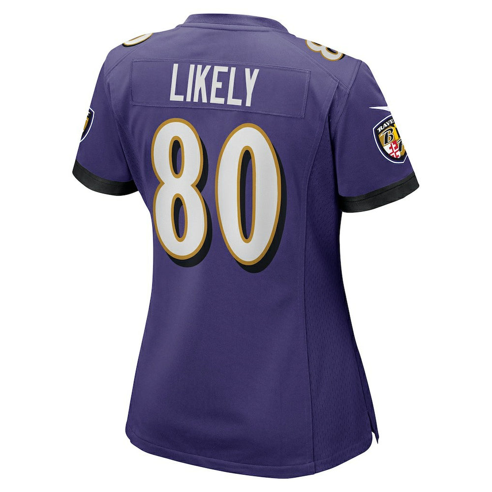 Isaiah Likely Baltimore Ravens Women's Player Game Jersey Purple | Nike for Sale