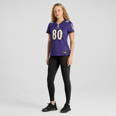 Isaiah Likely Baltimore Ravens Women's Player Game Jersey Purple | Nike for Sale