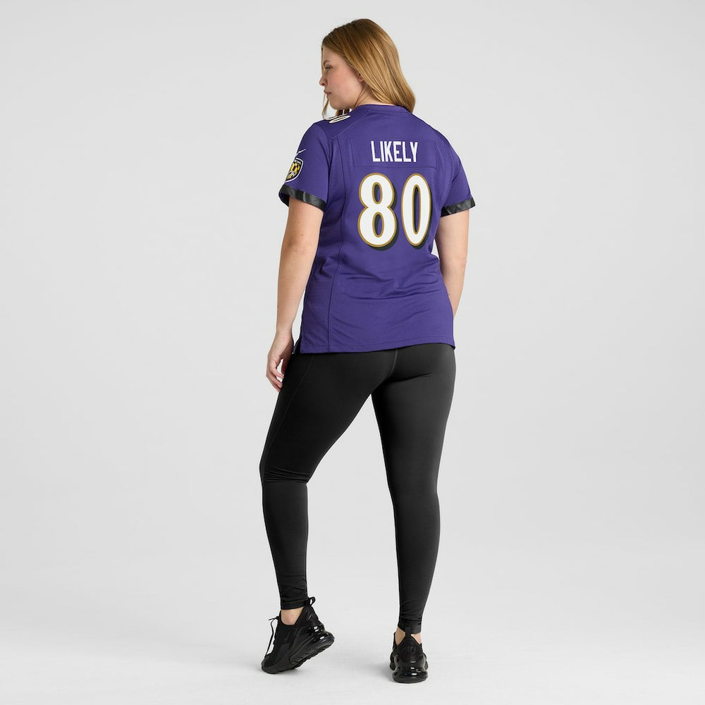 Isaiah Likely Baltimore Ravens Women's Player Game Jersey Purple | Nike for Sale