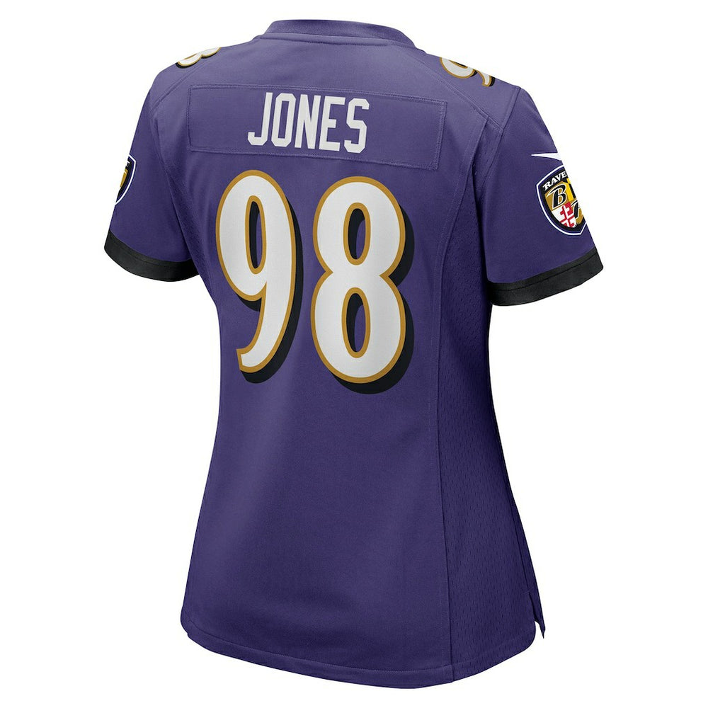 Travis Jones Baltimore Ravens Women's Player Game Jersey Purple | Nike for Sale