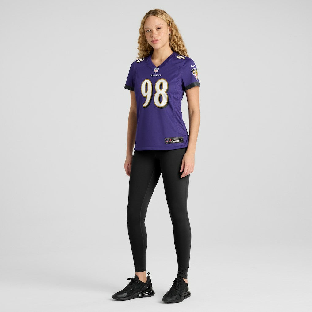 Travis Jones Baltimore Ravens Women's Player Game Jersey Purple | Nike for Sale