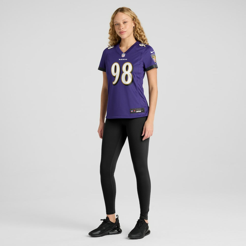 Travis Jones Baltimore Ravens Women's Player Game Jersey Purple | Nike for Sale