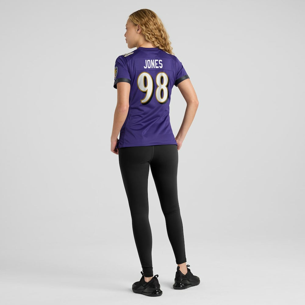 Travis Jones Baltimore Ravens Women's Player Game Jersey Purple | Nike for Sale