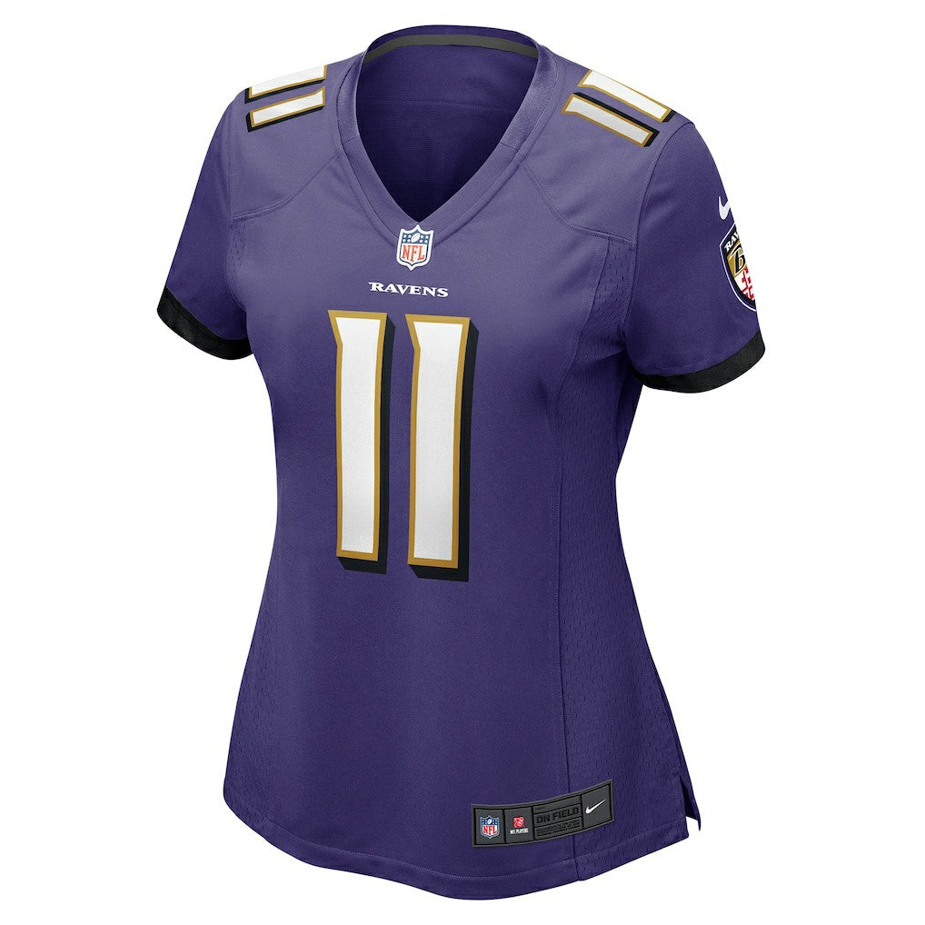 Jordan Stout Baltimore Ravens Women's Player Game Jersey Purple | Nike for Sale