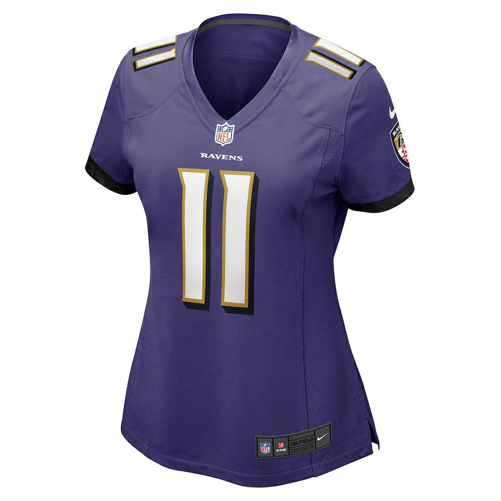 Jordan Stout Baltimore Ravens Women's Player Game Jersey Purple | Nike for Sale