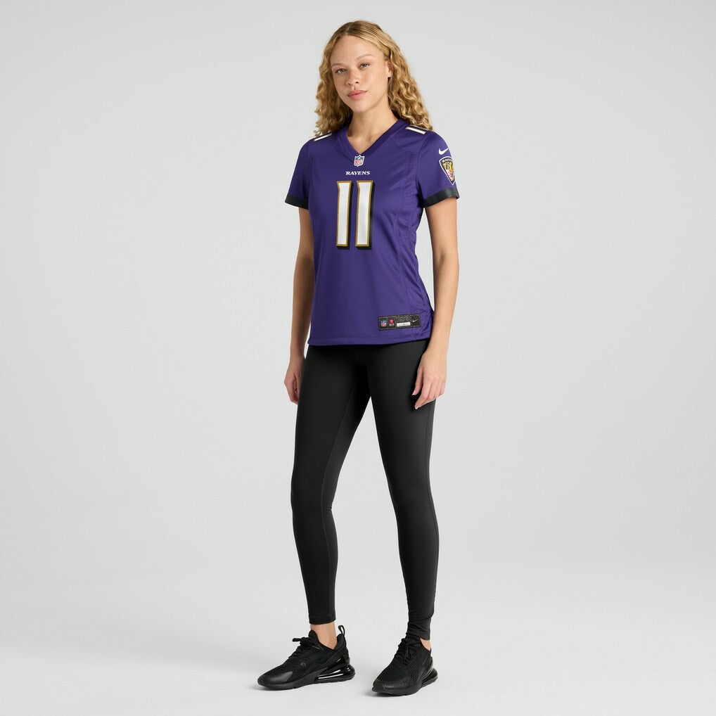 Jordan Stout Baltimore Ravens Women's Player Game Jersey Purple | Nike for Sale