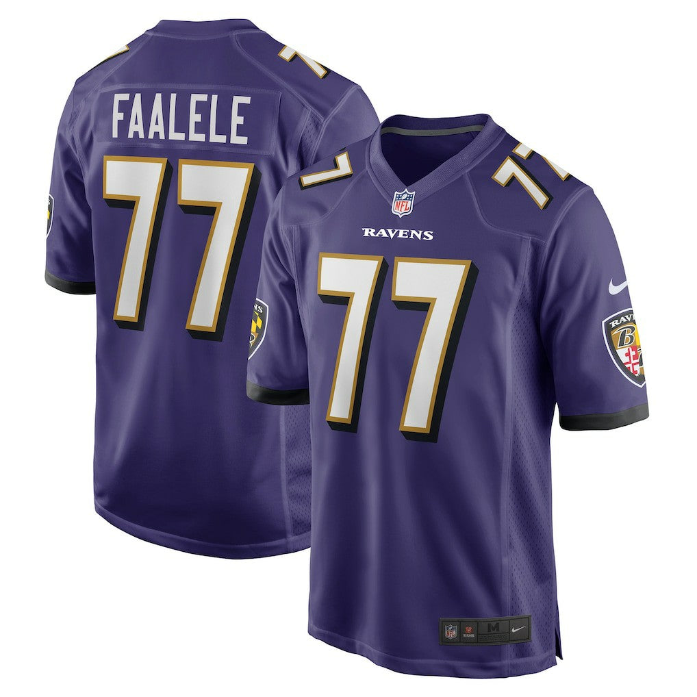 Daniel Faalele Baltimore Ravens Player Game Jersey Purple | Nike for Sale