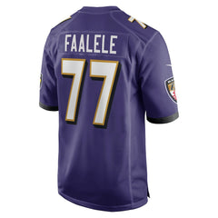 Daniel Faalele Baltimore Ravens Player Game Jersey Purple | Nike for Sale