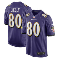 Isaiah Likely Baltimore Ravens Player Game Jersey Purple | Nike for Sale