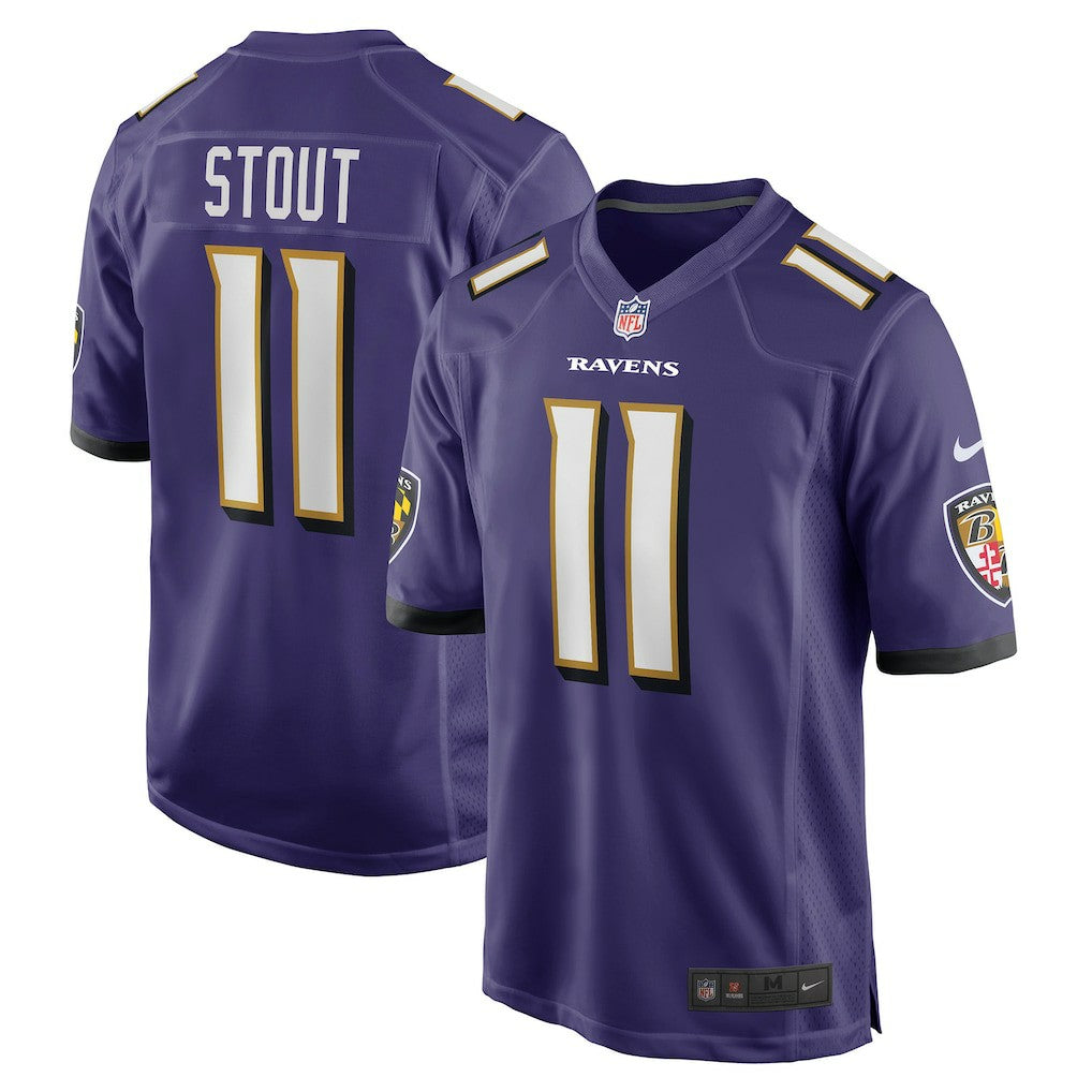 Jordan Stout Baltimore Ravens Player Game Jersey Purple | Nike for Sale