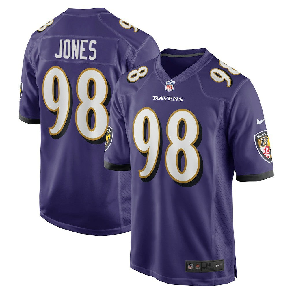 Travis Jones Baltimore Ravens Player Game Jersey Purple | Nike for Sale